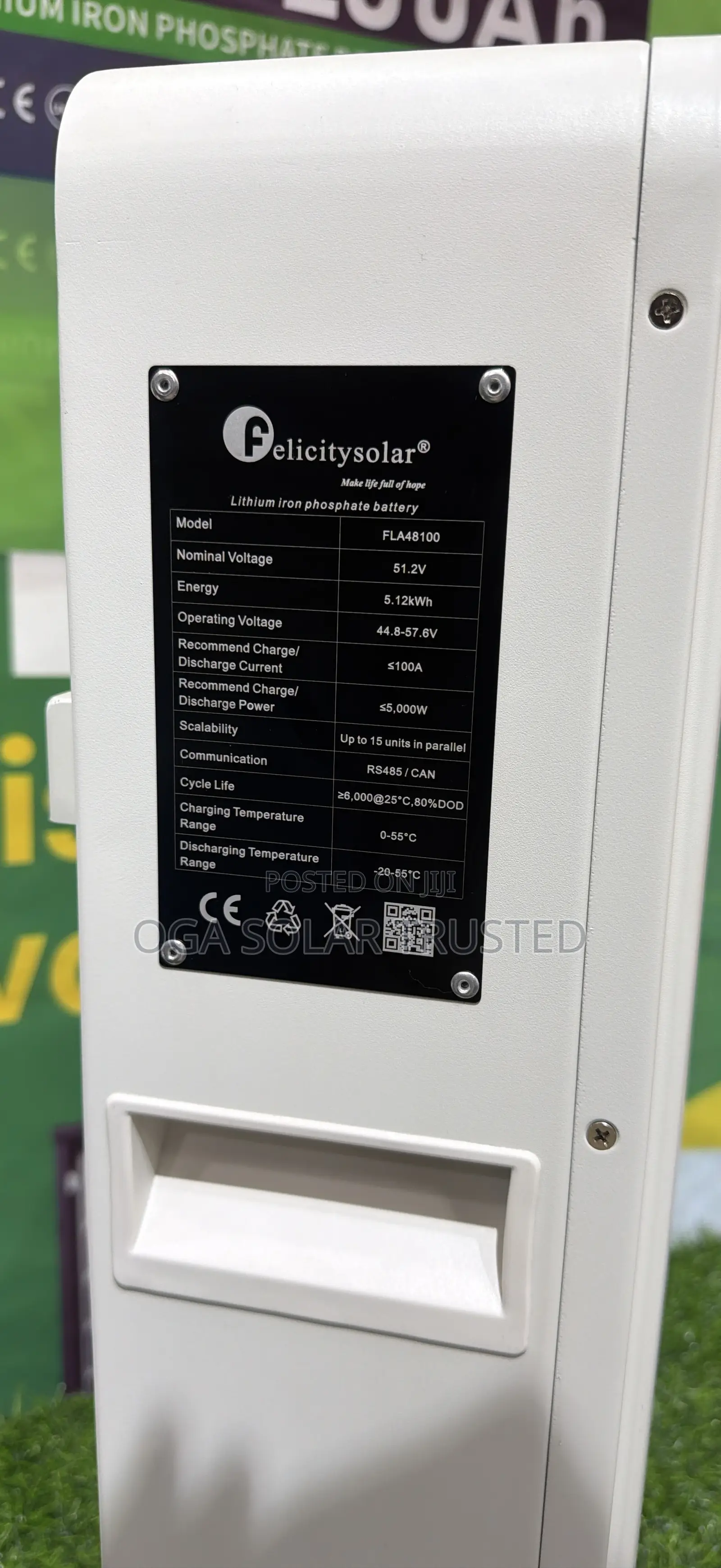 Felicity 10kwt Lithium Solar Battery