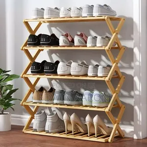 5 Tier Bamboo Shoe Rack