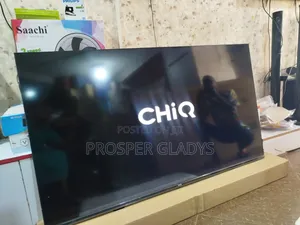 Chiq 65 Smart Android Google Digital Flat Screen Flameless.