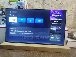 Chiq 65 Smart Android Google Digital Flat Screen Flameless.