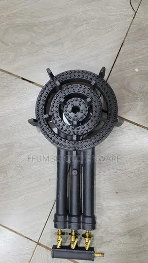 Triple-Ring Cast Iron Gas Burner