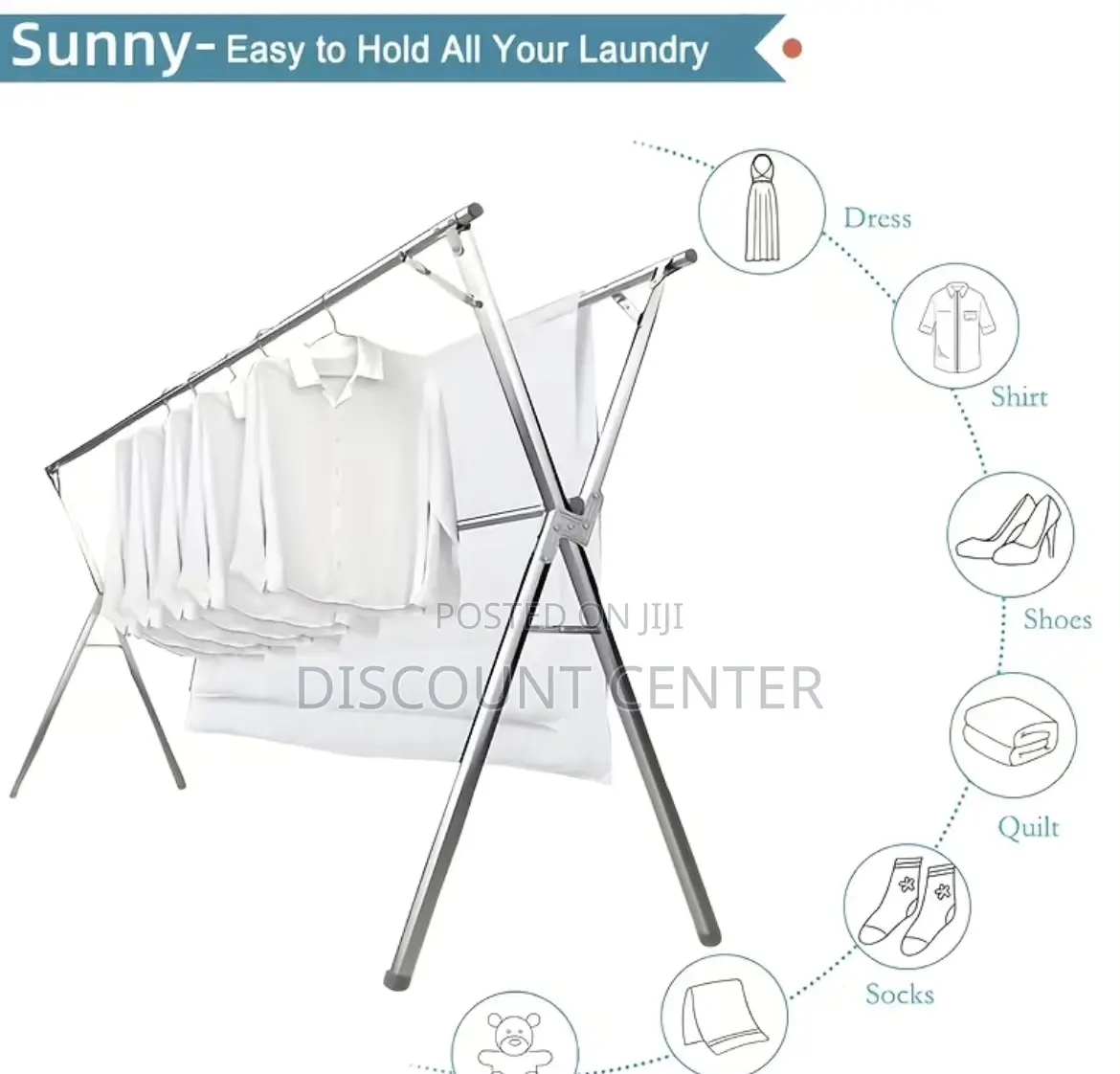 Foldable Cloth Drying Rack