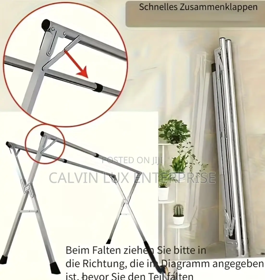 Foldable Cloth Drying Rack
