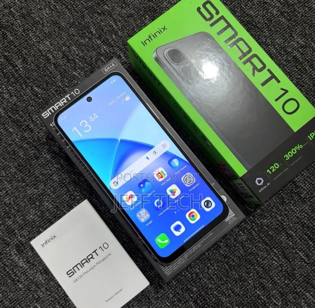New Infinix Smart 10 128 GB Silver