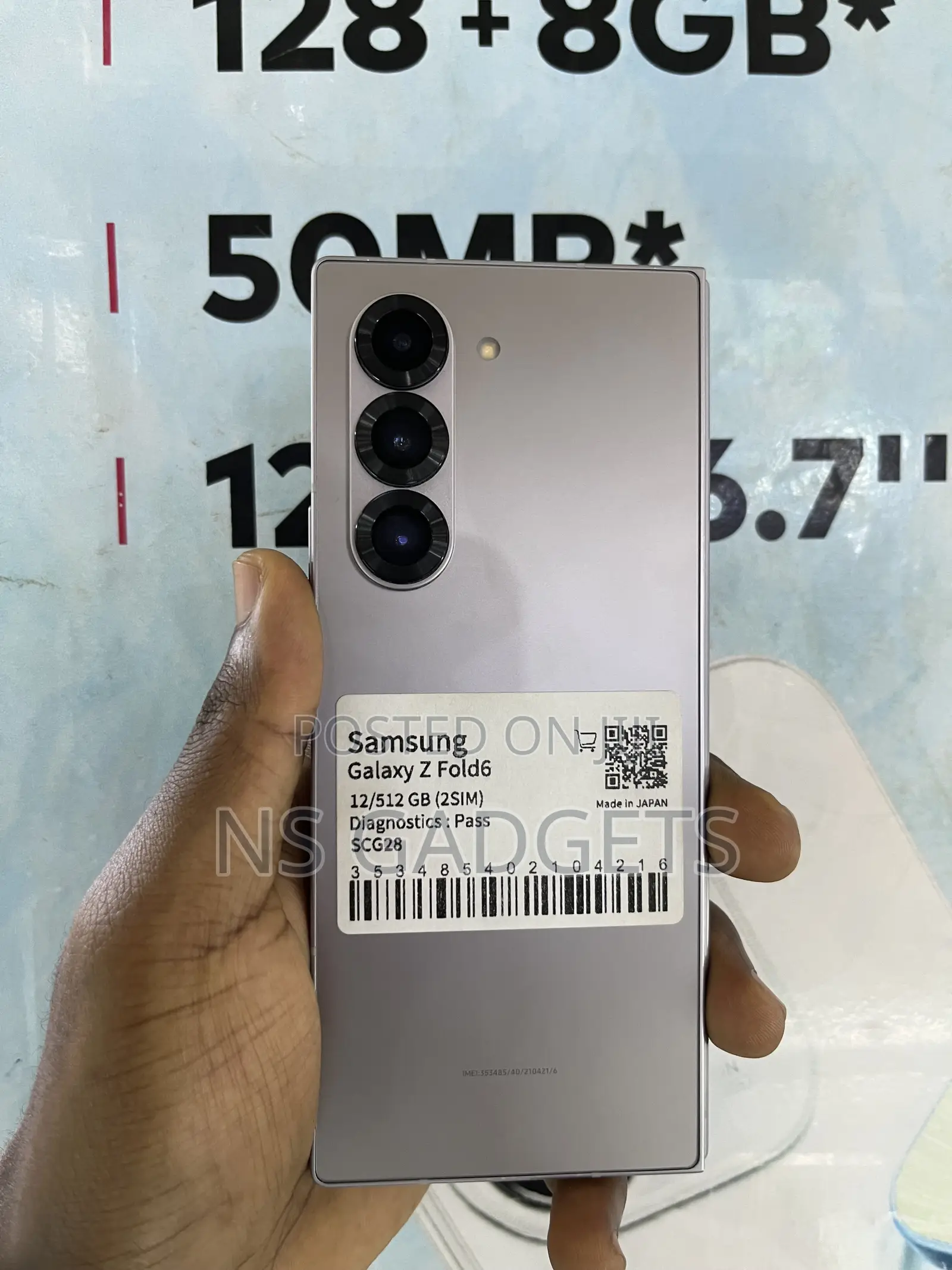 Samsung Galaxy Z Fold6 256 GB Silver