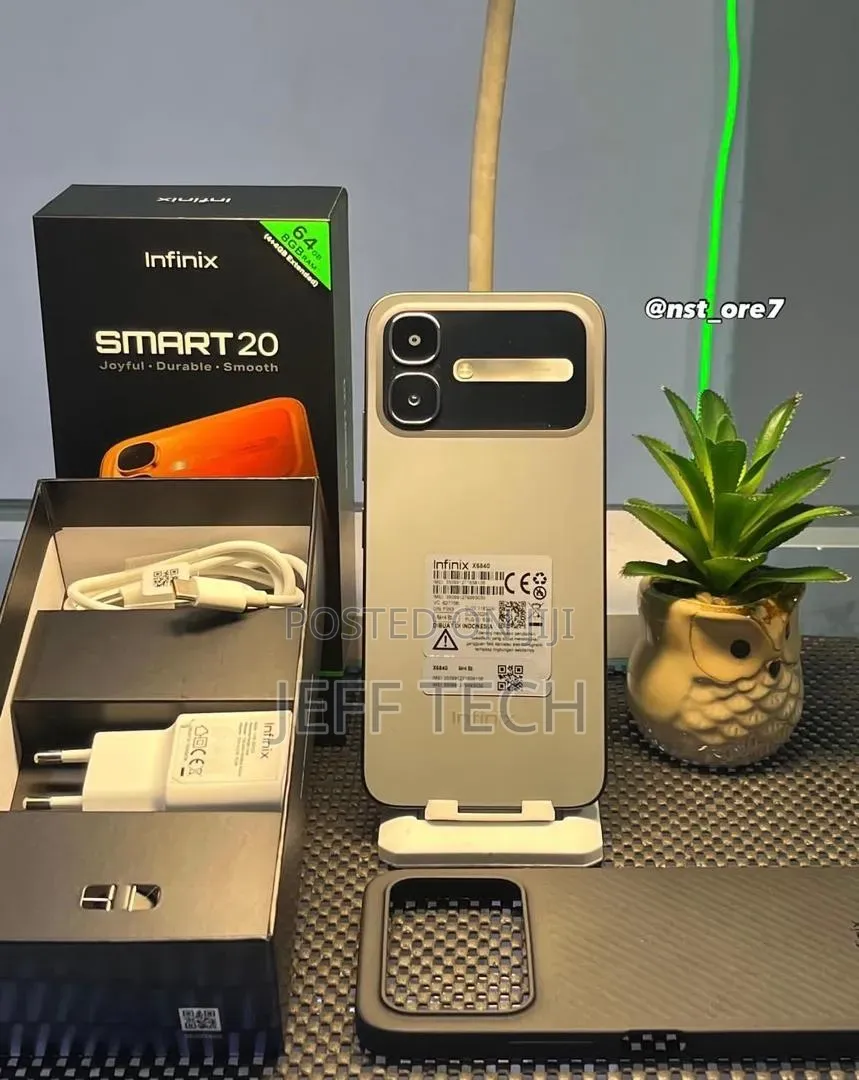 New Infinix Smart 20 128 GB Black