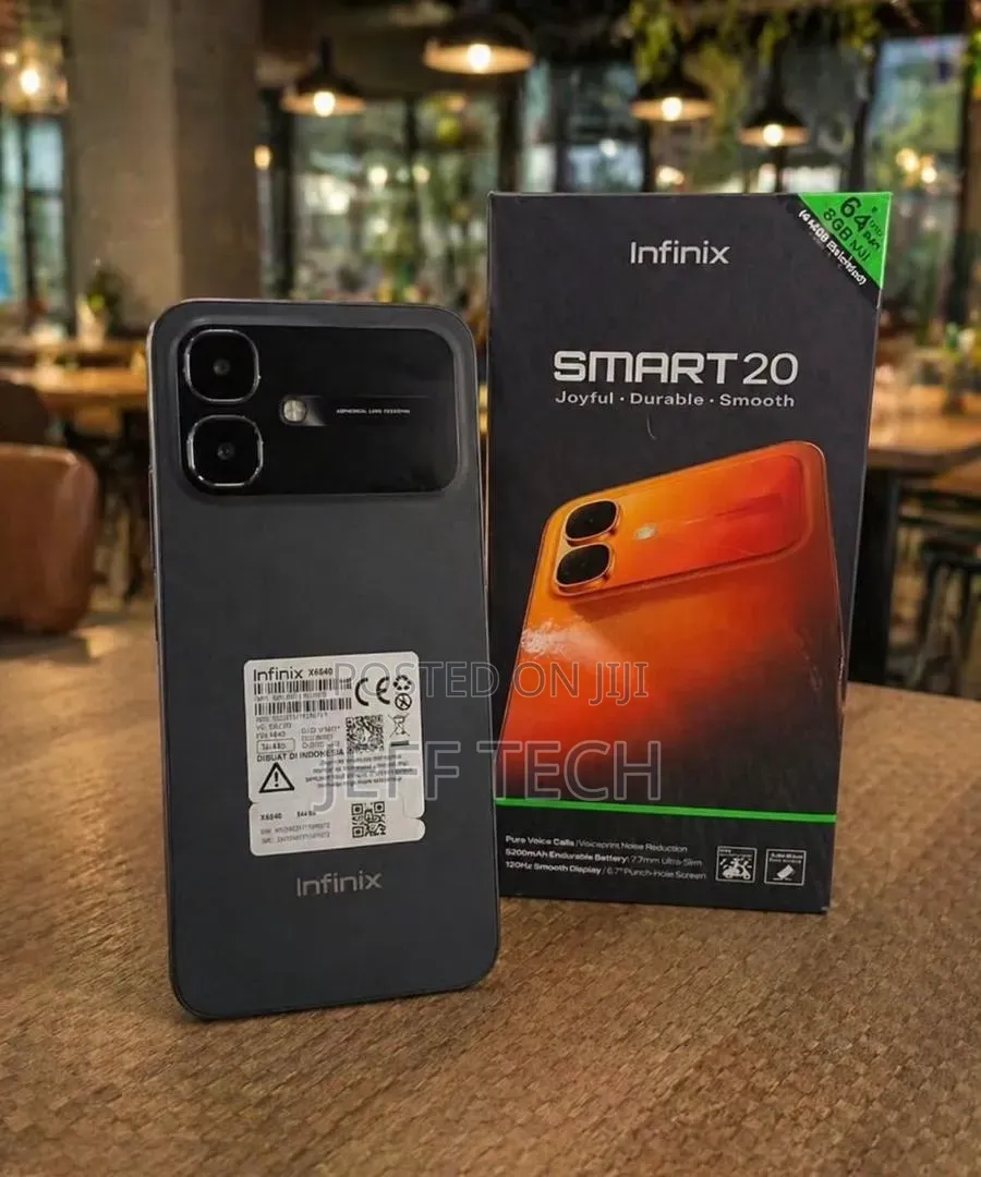New Infinix Smart 20 128 GB Black