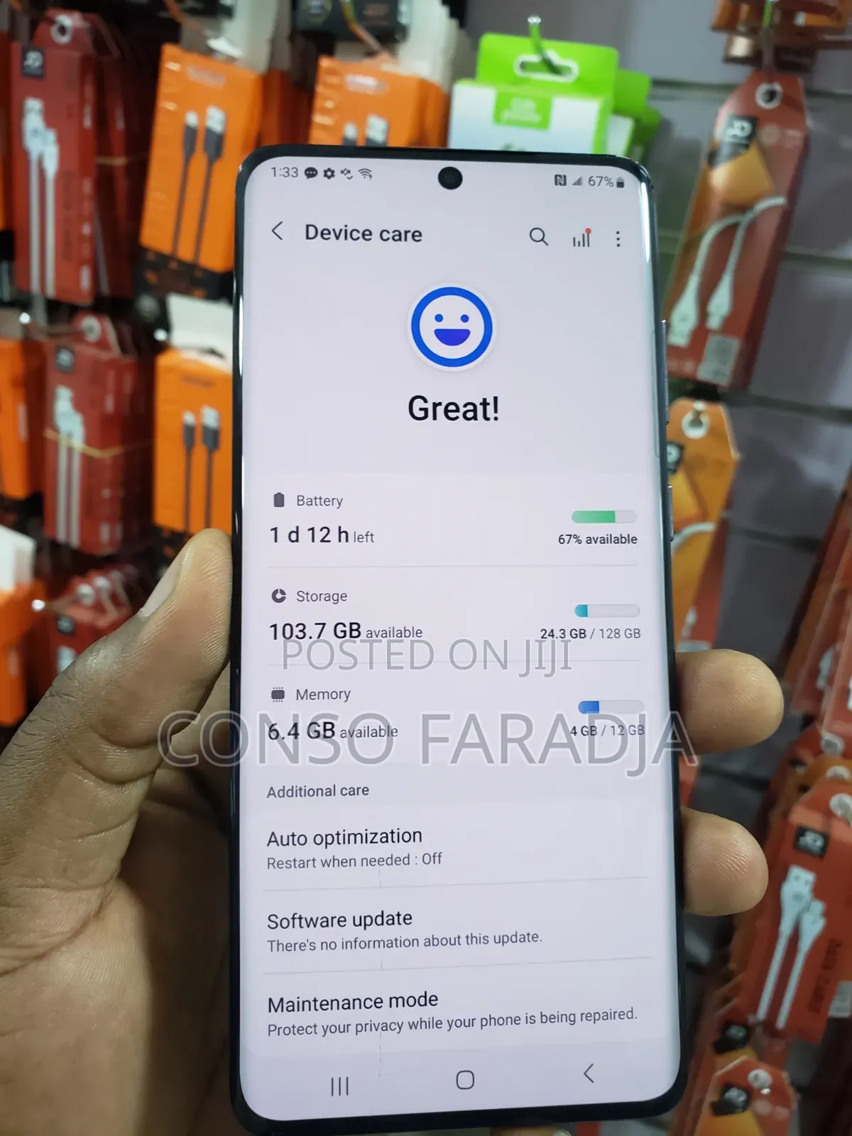 Samsung Galaxy S20+ 5G 128 GB Black