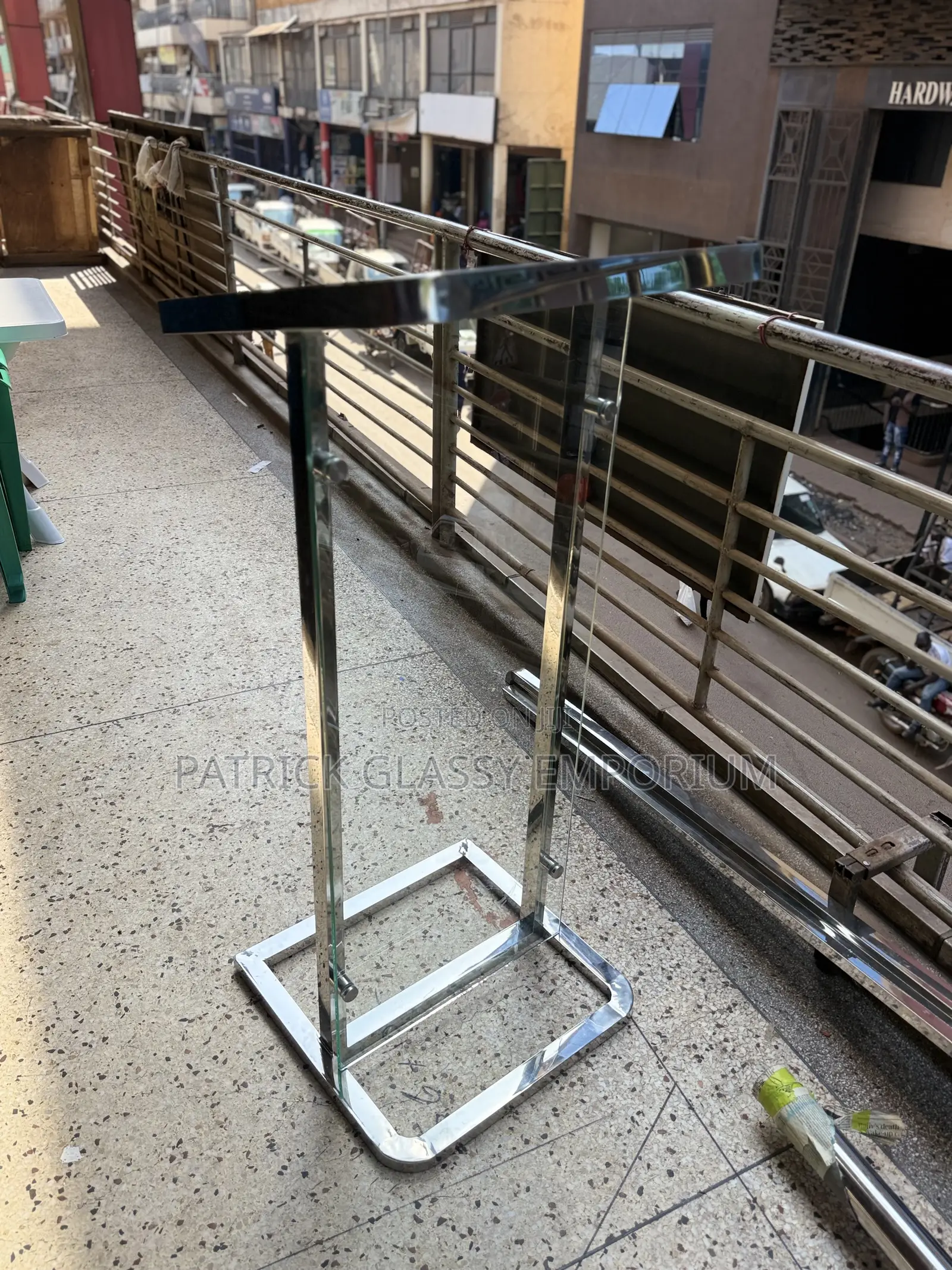 Stainless and Glass Pulpit