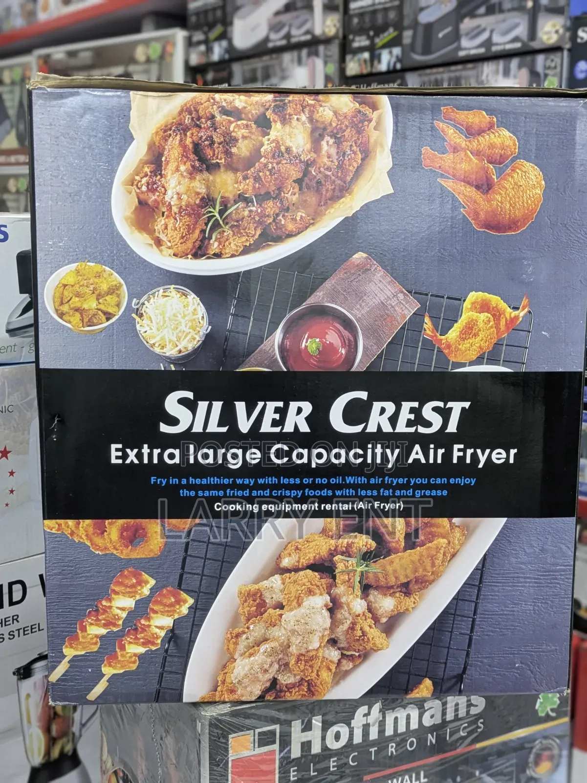 Silvercrest 6l Air Fryer Digital Touch Screen Oil Free Hot Air Fryer