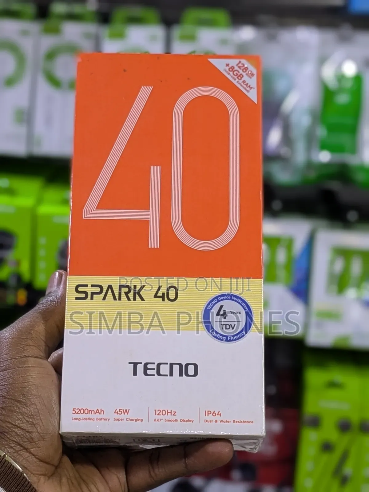 New Tecno Spark 40 256 GB Black
