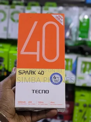 New Tecno Spark 40 256 GB Black