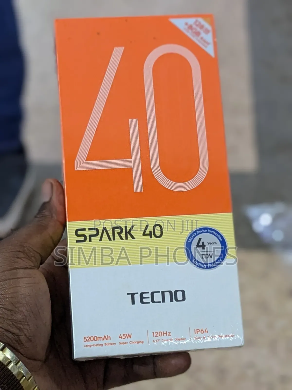 New Tecno Spark 40 256 GB Gray
