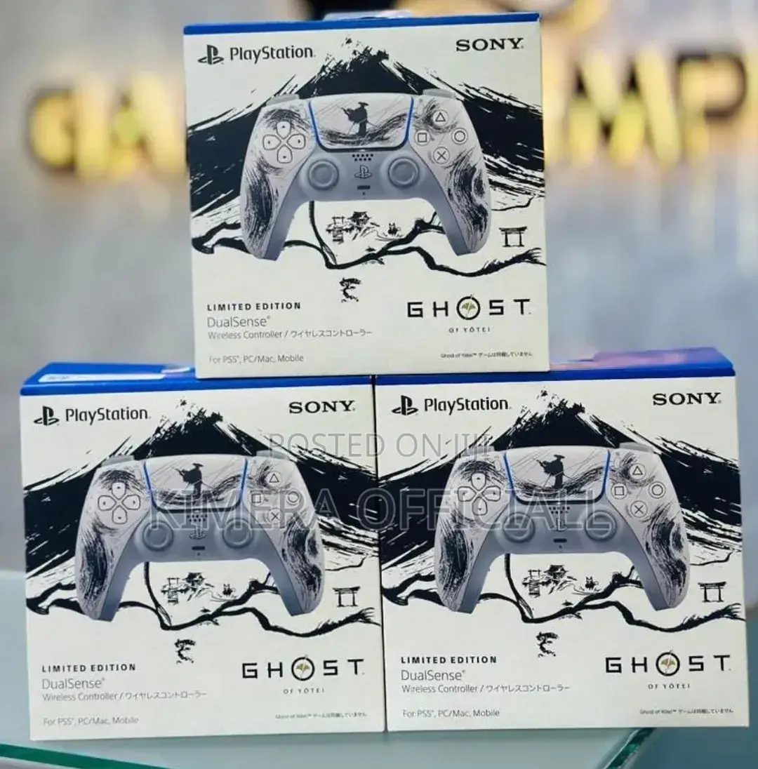Ghost of Yotei Limited Edition Dualsense Wireless Controllers for Ps5