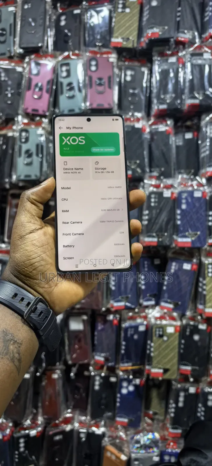Infinix Note 40 256 GB Gold