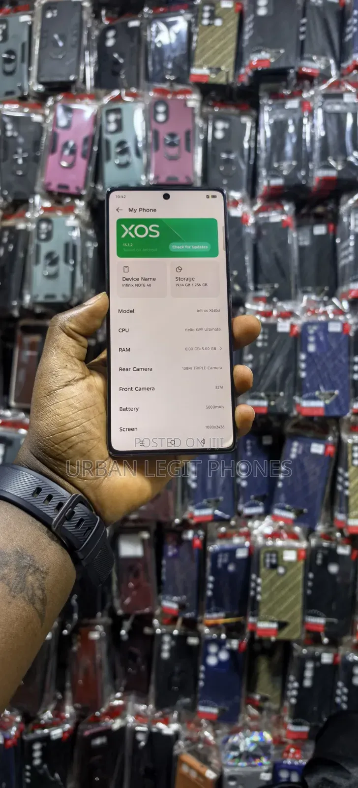 Infinix Note 40 256 GB Gold