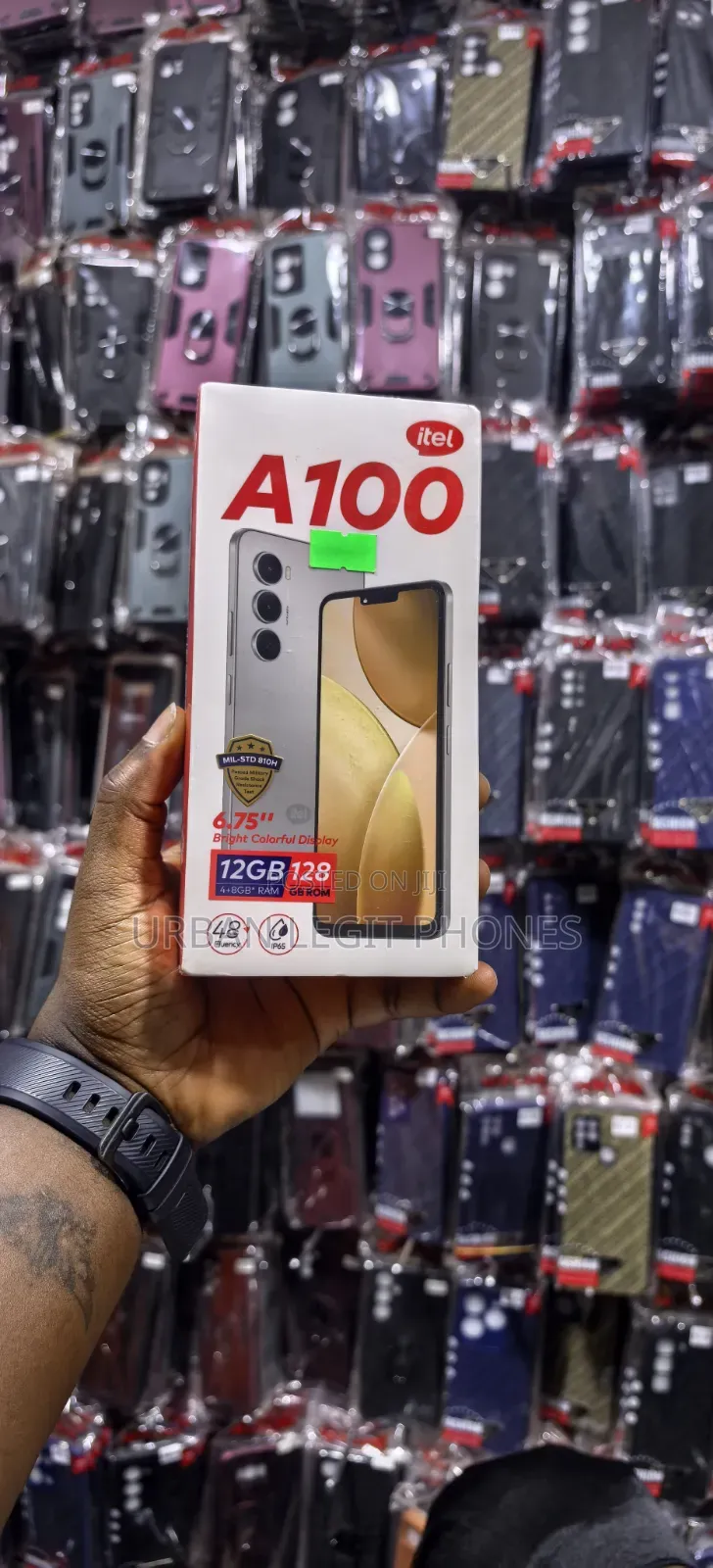 New Itel A100 128 GB Black