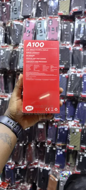New Itel A100 128 GB Black