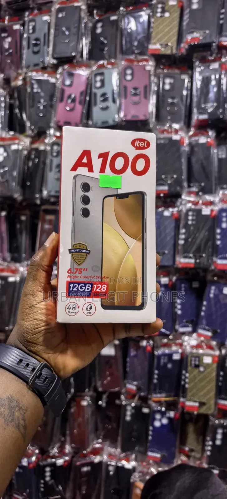 New Itel A100 128 GB Black