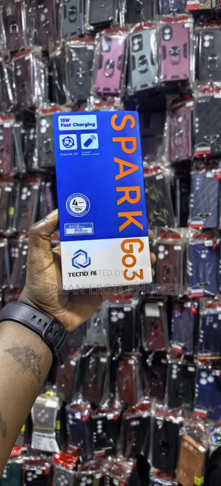 New Tecno Spark Go 3 64 GB Black