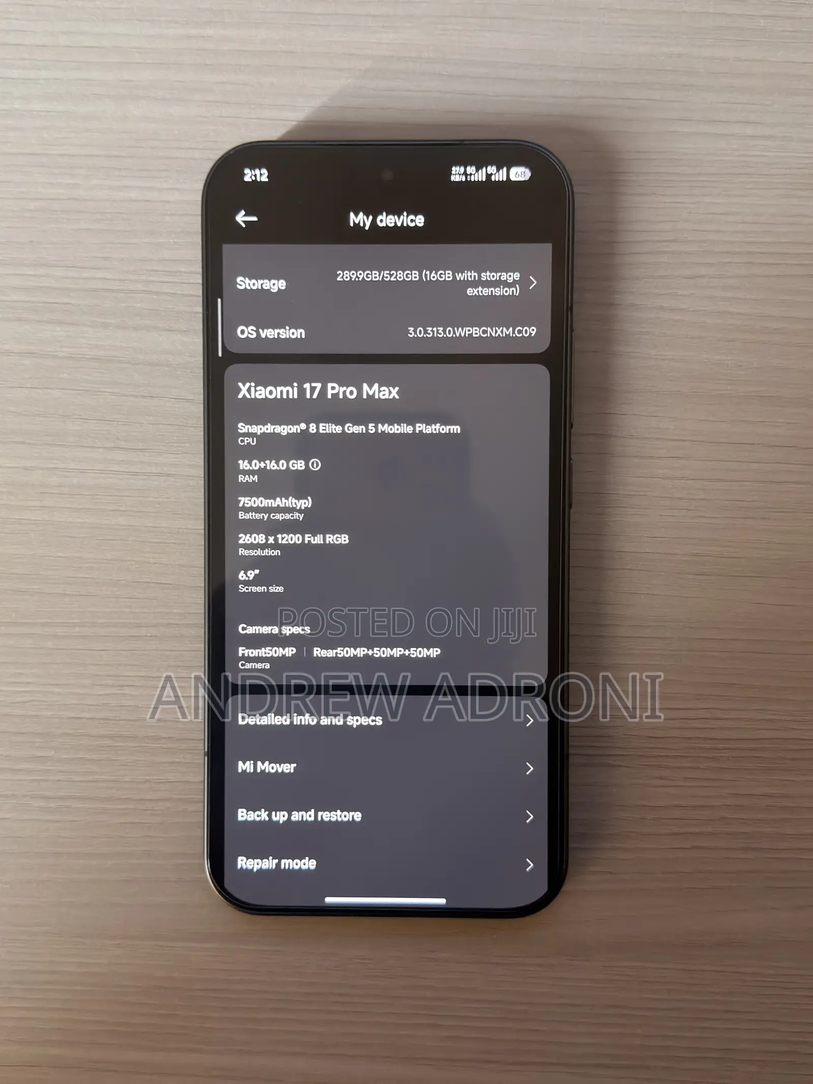 Xiaomi 17 Pro Max 512 GB Black