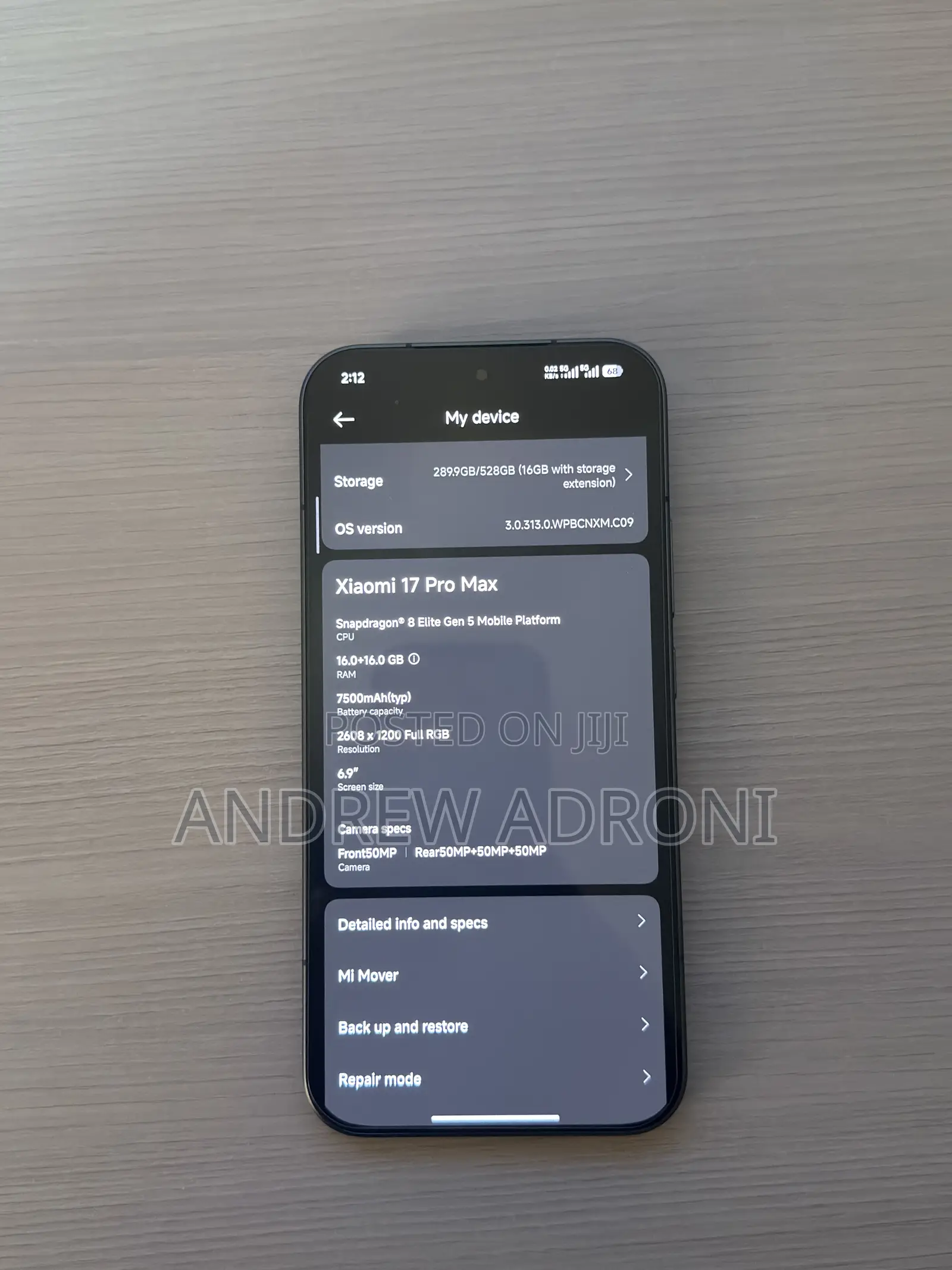 Xiaomi 17 Pro Max 512 GB Black