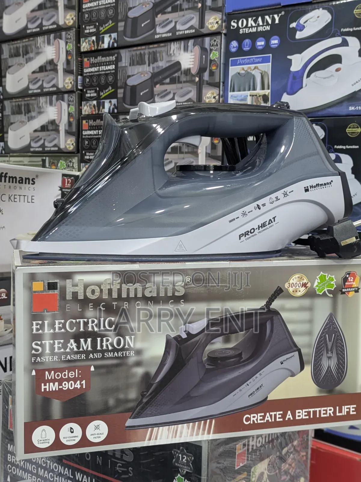 Hoffmans 3000w Heavy Duty Steam Iron Powerful Steam Iron Home Laundry