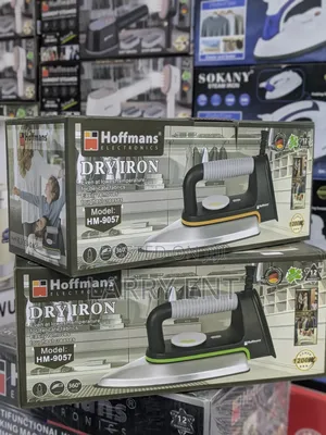 Hoffmans 1200w Heavy Duty Dry Iron Non-Stick Soleplate