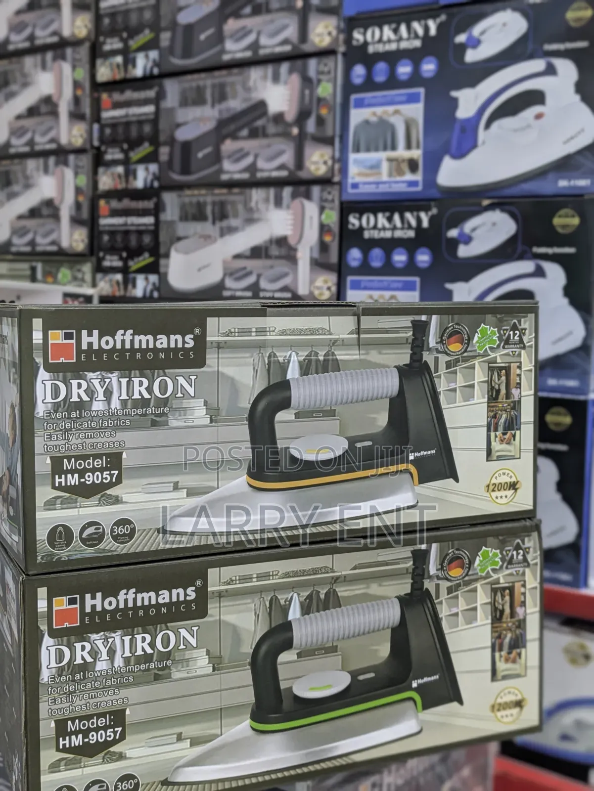 Hoffmans 1200w Dry Iron Heavy Weight Electric Clothes Iron