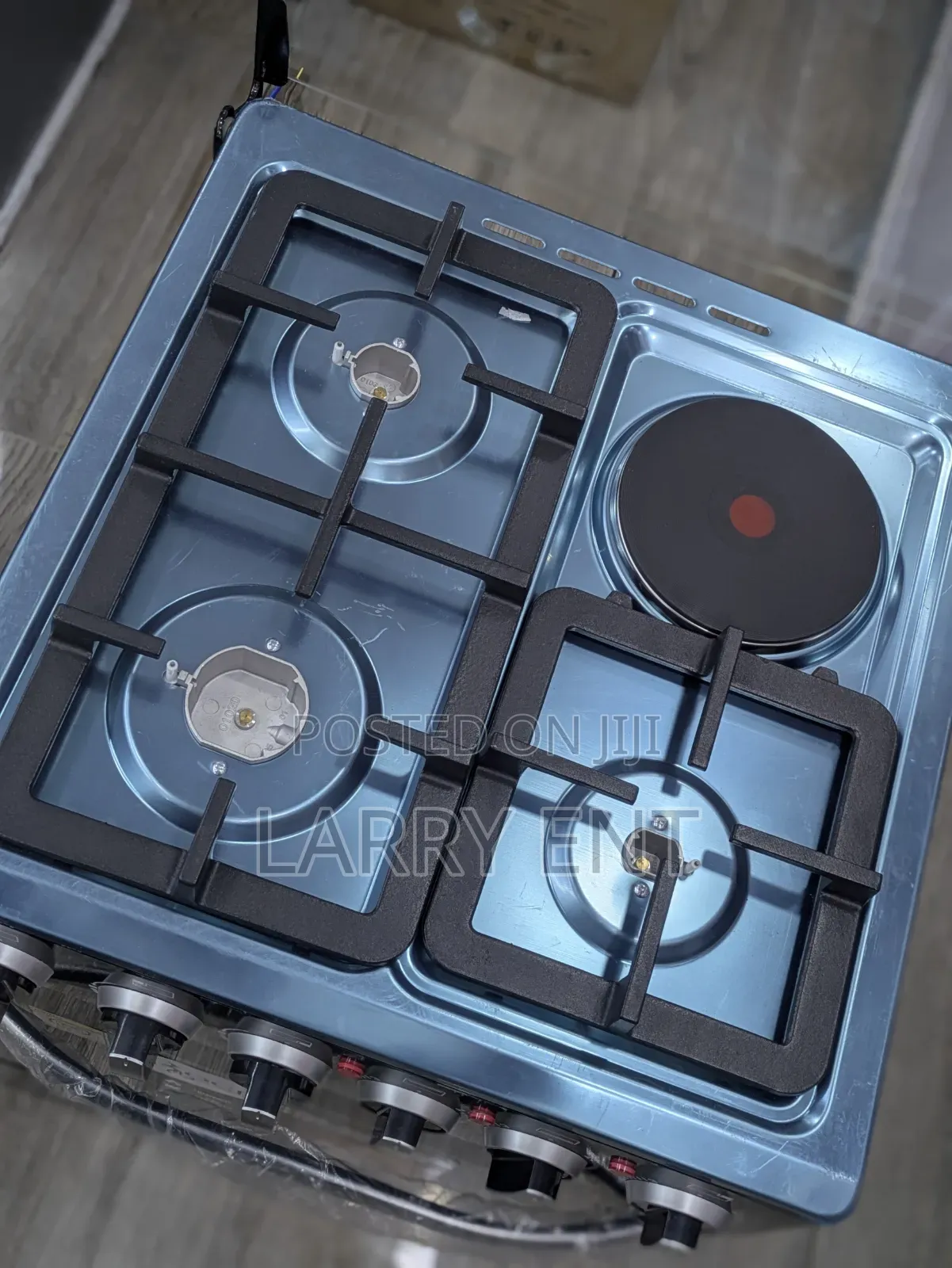 Roch 55l Oven Gas Cooker 3 Gas Burners 1 Electric Burner Cooker
