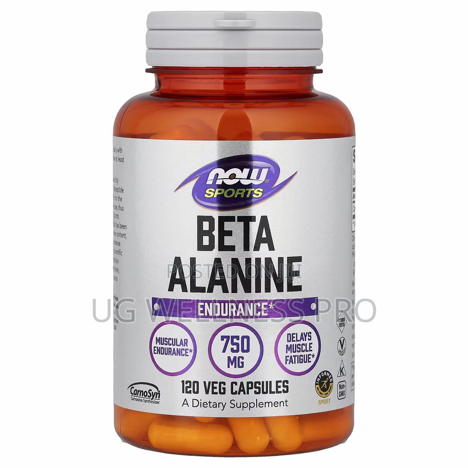Now Foods Sports, Beta-Alanine, Endurance, 120 Veg Capsules