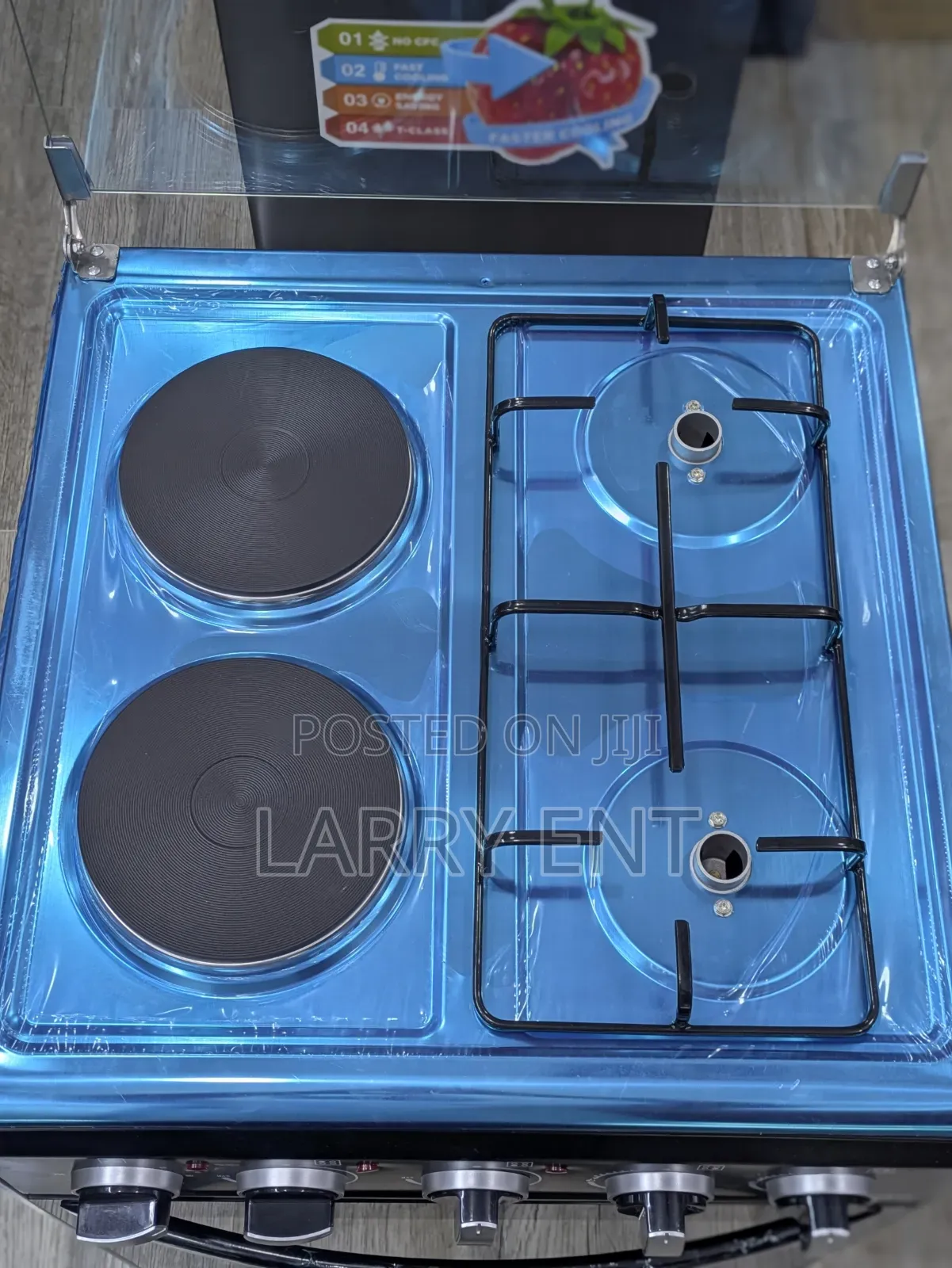 Allstar Cooker 2 Gas Burners 2 Electric Plates Oven Gas , Electric