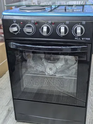 Allstar Cooker 2 Gas Burners 2 Electric Plates Oven Gas , Electric