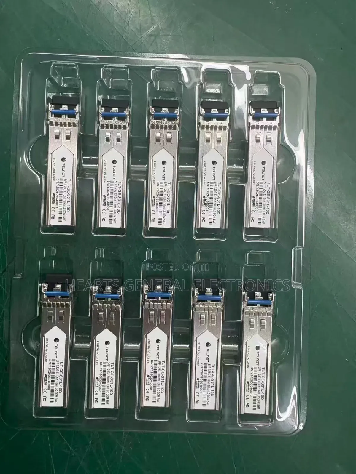 Fiber SFP 1.25g Transceiver Single Mode