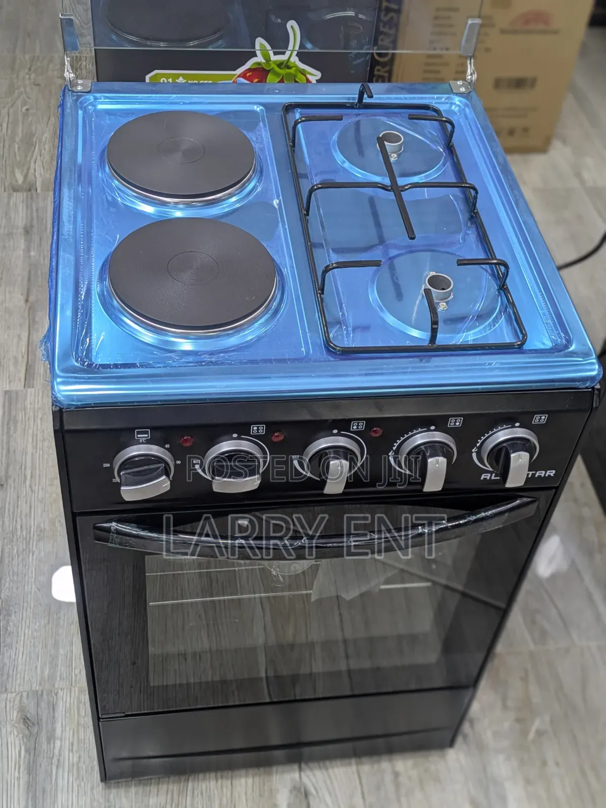 Allstar 4 Burner Cooker With Oven 2 Gas Burners 2 Electric Plates