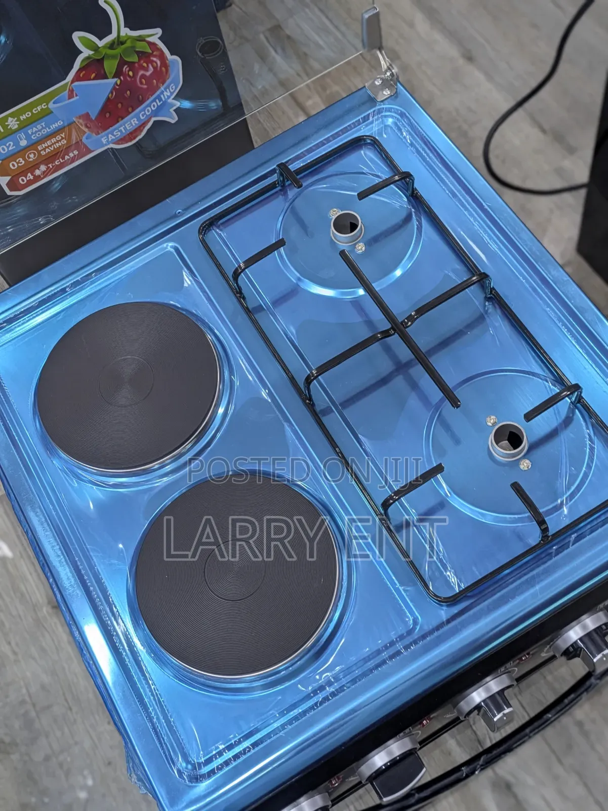 Allstar 4 Burner Cooker With Oven 2 Gas Burners 2 Electric Plates