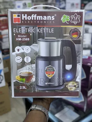 Hoffmans 2.5l Electric Kettle Fast Boiling Large Capacity
