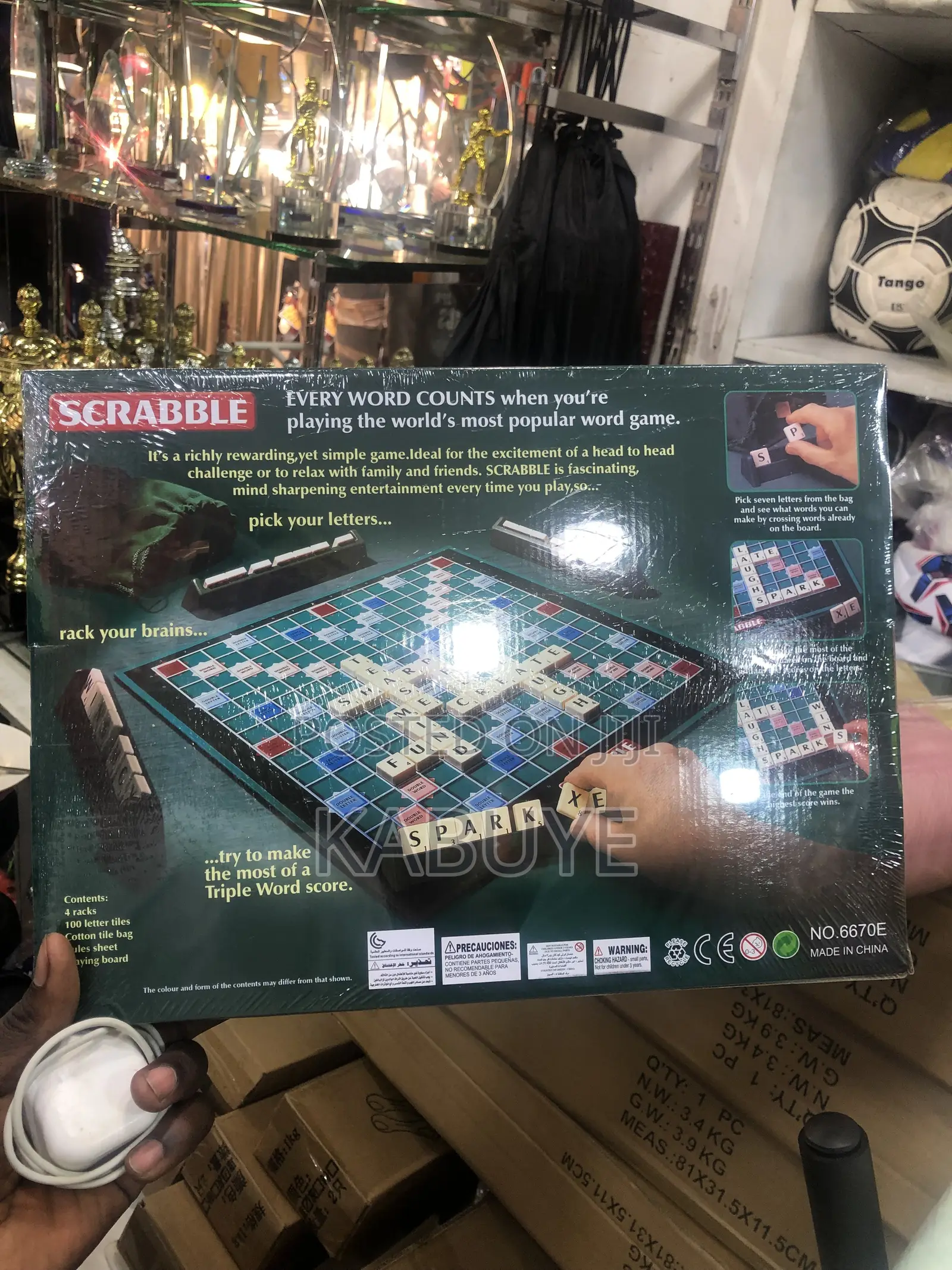 Mattel Scrabble Original Board Game.