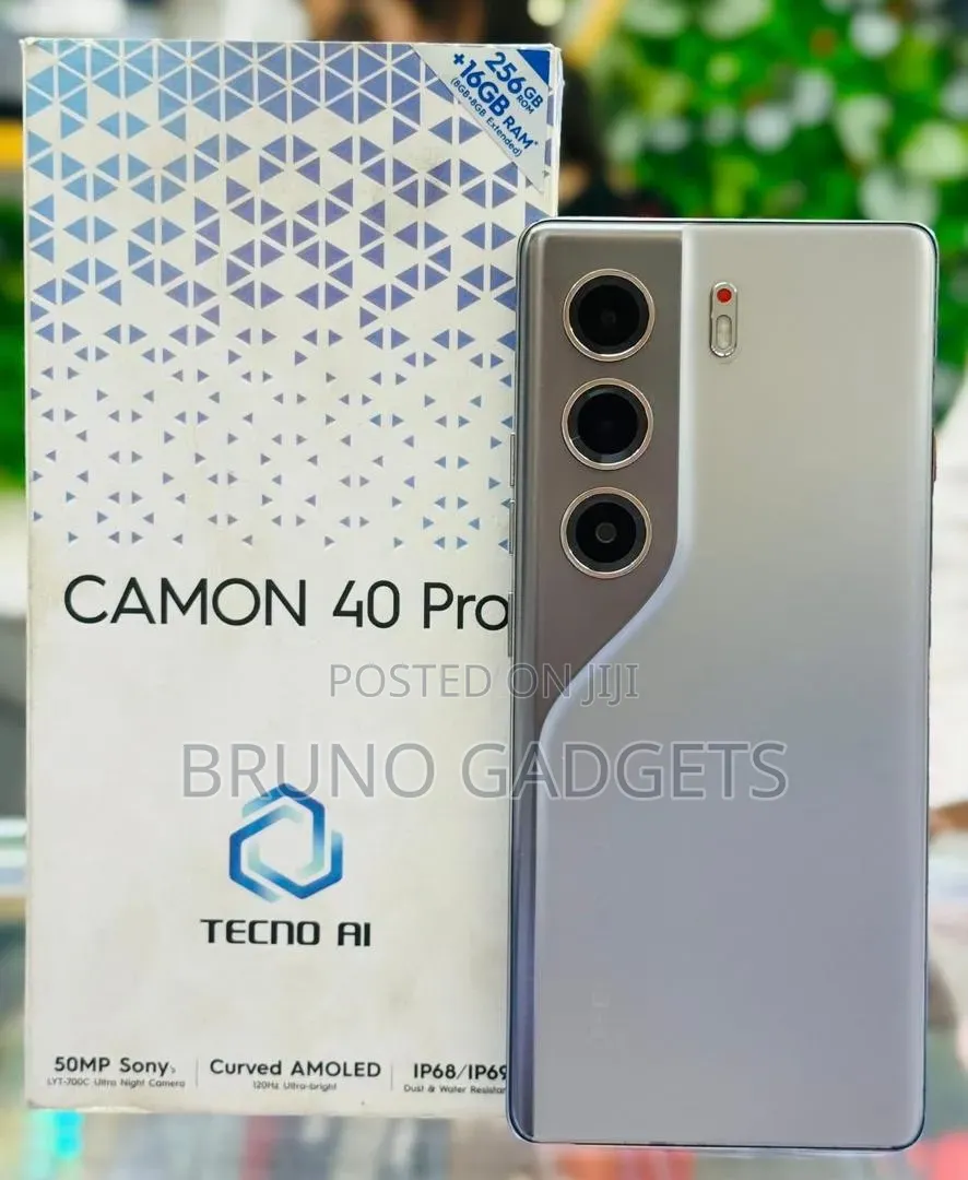 New Tecno Camon 40 Pro 5G 256 GB Gray