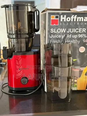 Hoffmans 400w Slow Juicer Cold Press Juicer Up to 96% Juice Extraction