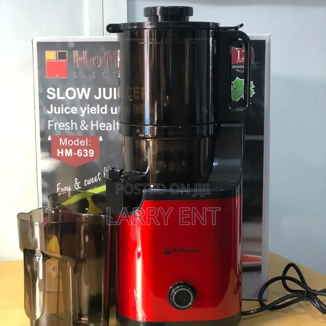 Healthy Juice Hoffmans 400w Slow Juicer Press Up to 96% Extraction