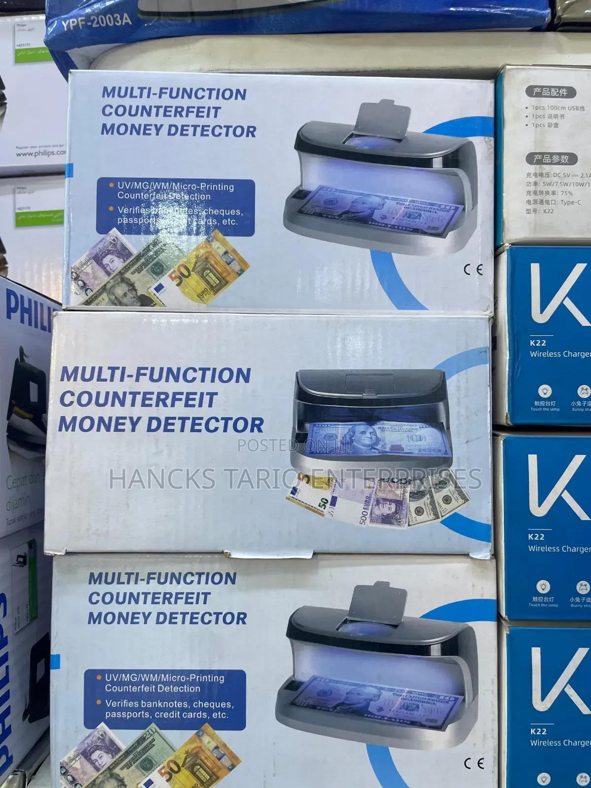 Portable Uv Money Detector – High-Speed Counterfeit Detection Tool
