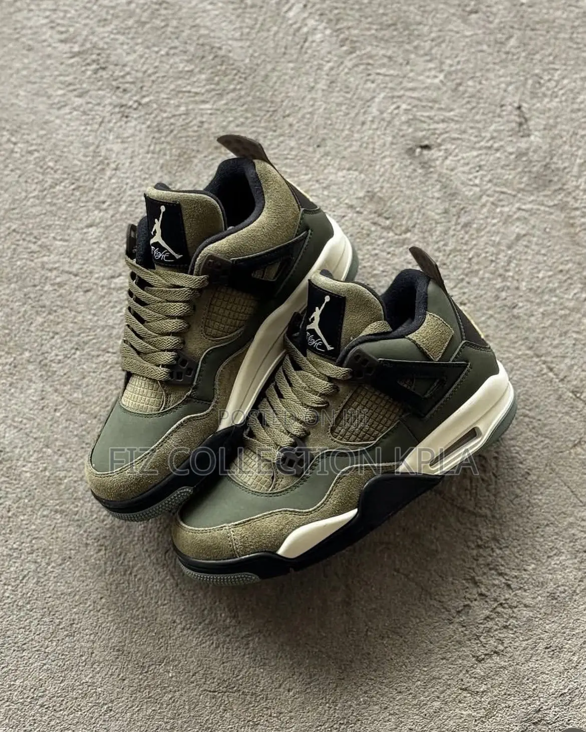 Air Jordan 4 Retro Se Craft in the "Medium Olive" Colorway.