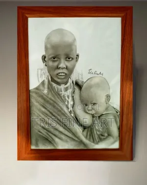 Beautiful Hyperrealistic Drawing for Wall Decor, Airbnb, Office