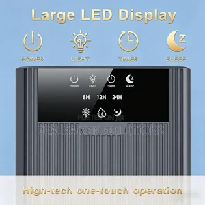 Compact Smart Dehumidifier | 2400ml Water Tank | 10-Color Night Light