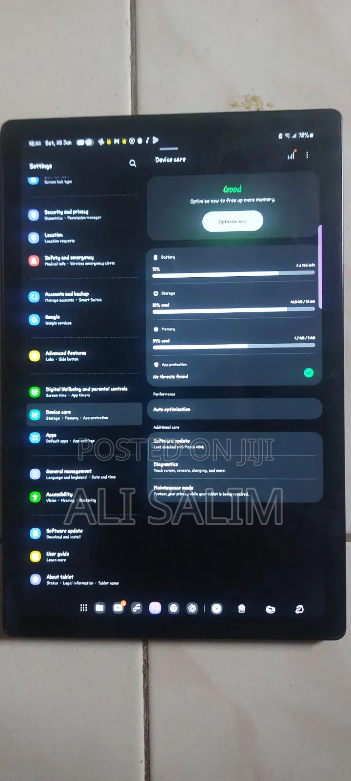 Samsung Galaxy Tab A 8.0 (2019) 32 GB Gray