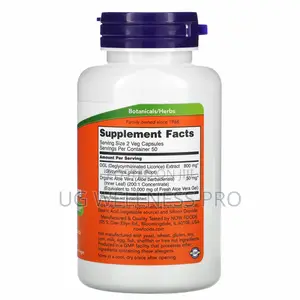 Now Foods DGL With Aloe Vera, 400 Mg, 100 Veg Capsules