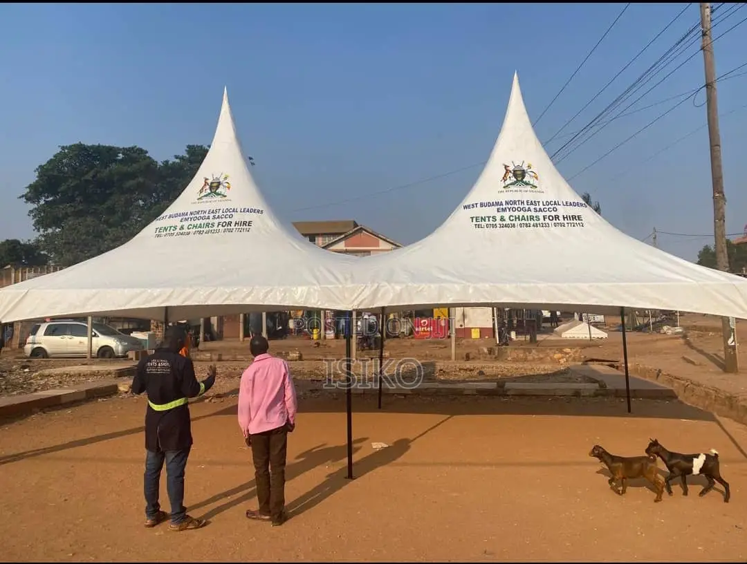 Double Bridal Creamy 100 Seater Tent