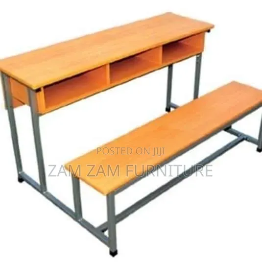 Metallic School Desk