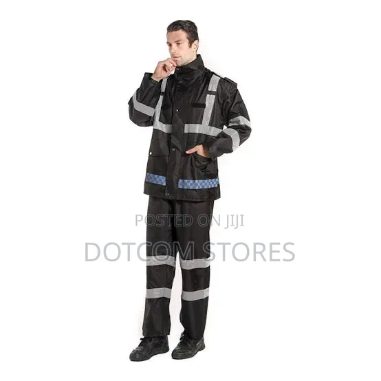 2piece Heavy-duty Waterproof Biker Rain Jacket